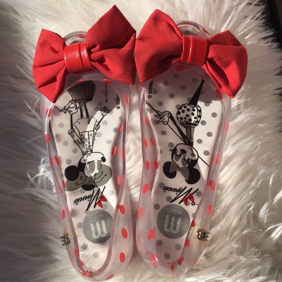 Melissa Ultragirl Minnie Mouse Polka Dot Flats - Picture 3 of 12